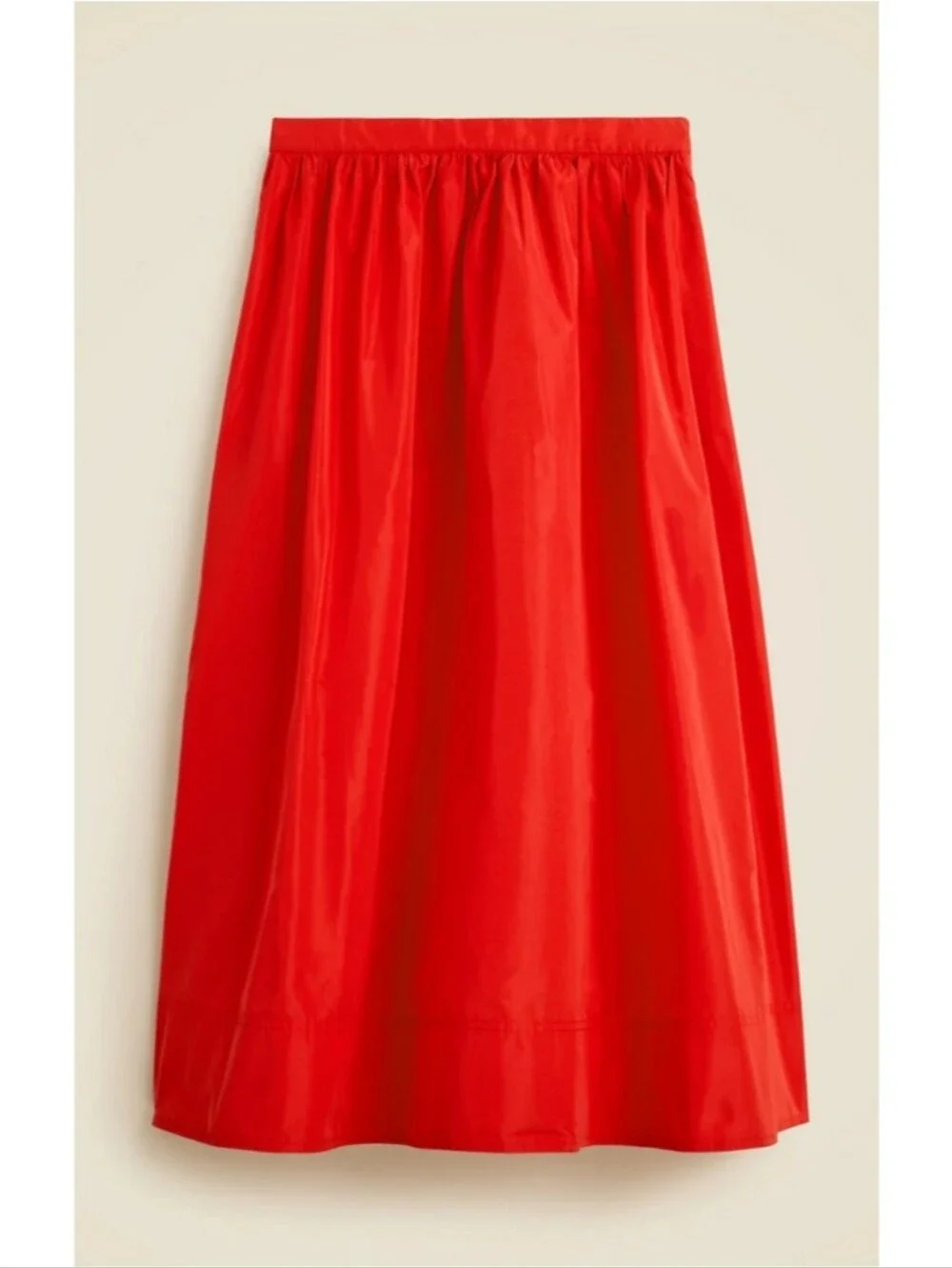 J.Crew Midi Ball Skirt in Taffeta